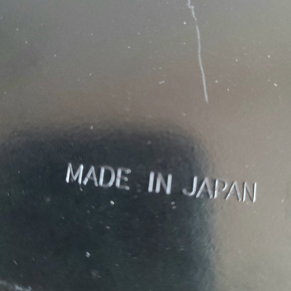 Round Gold Black White Red Colors Serving Tray. Art Deco Style. - Picture 7 of 7